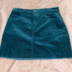 💗 3/$20 forever 21 green mini skirt